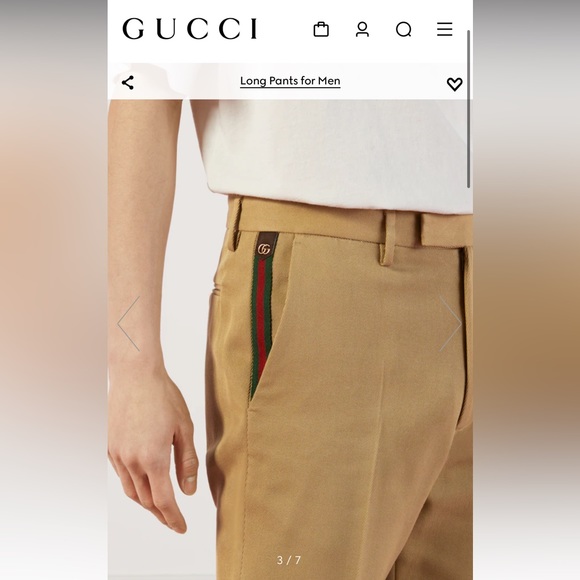 Gucci Other - GUCCI Riding Khaki Pants